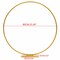 Background Stand Gold Round Wedding Arch Party Flower Display Frame Decor